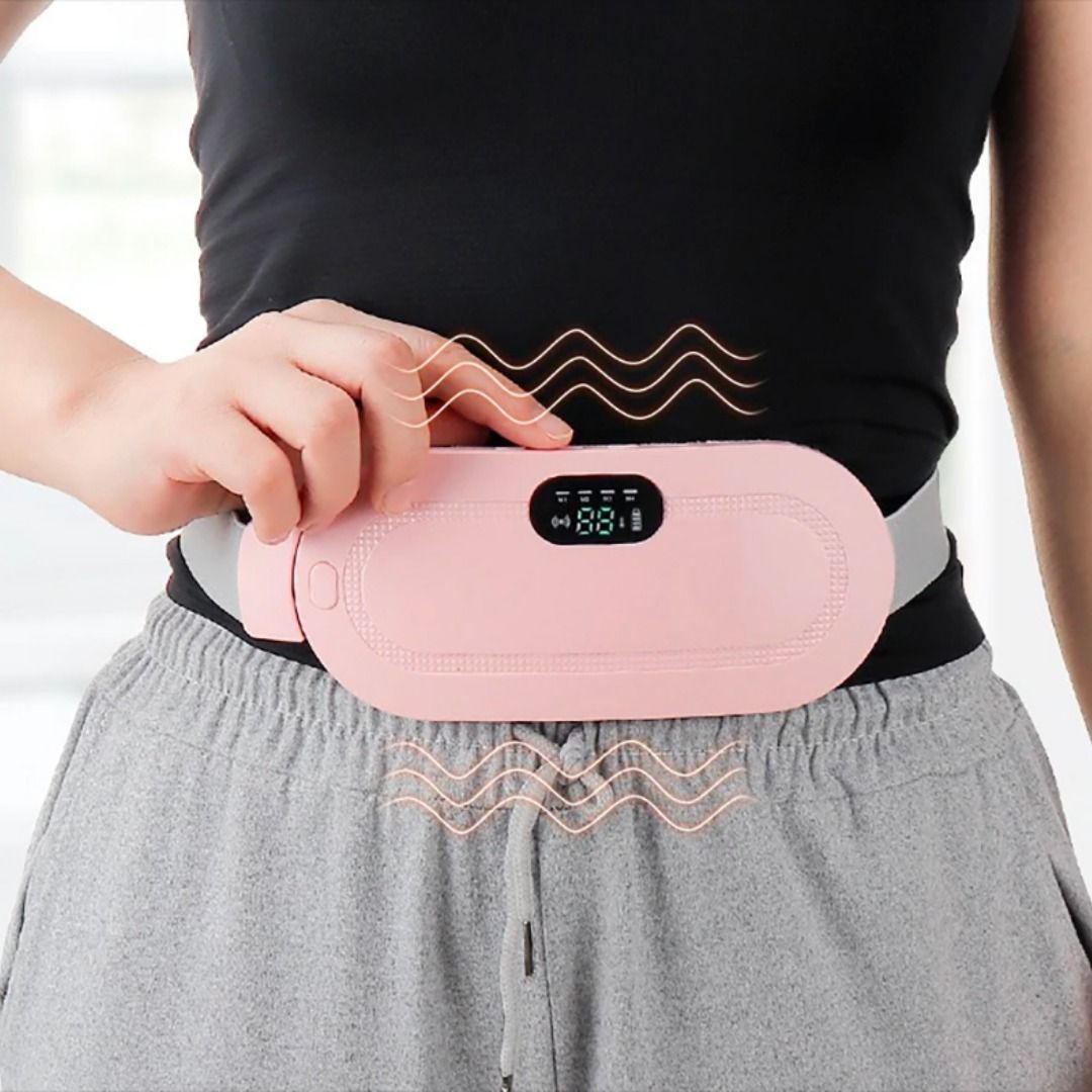 Portable Electric Heating Pad for Period Cramps – USB Rechargeable Pain Relief Belt