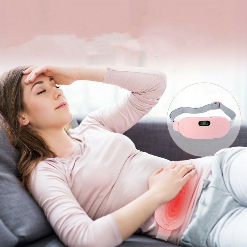 Portable Electric Heating Pad for Period Cramps – USB Rechargeable Pain Relief Belt